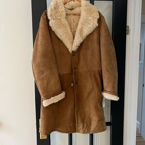 Shearling Coat - Brown
